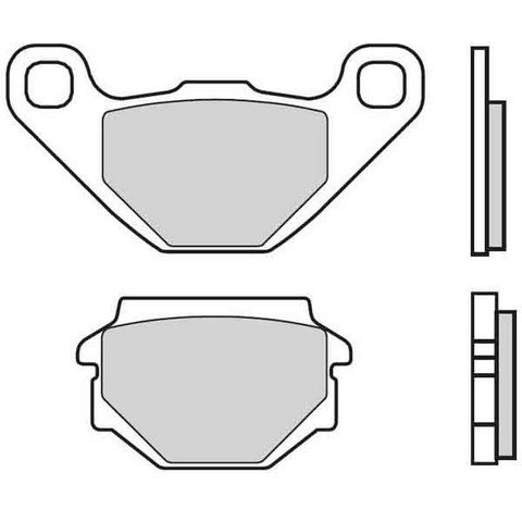 Brembo Bremsbeläge Carbon Keramic Scooter Rückseite