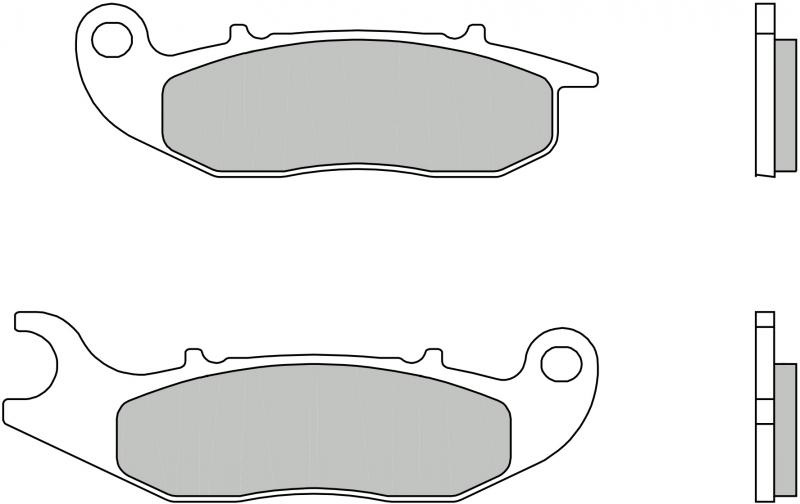 Brembo Bremsbeläge Sinter Racing Road Vorseite