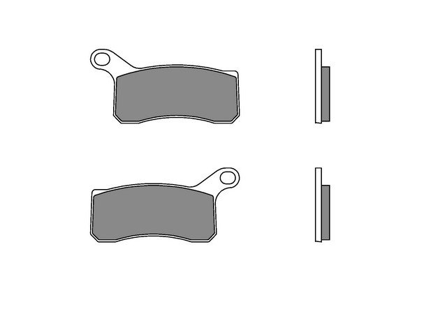 Brembo Bremsbeläge Sinter Off Road Vorseite