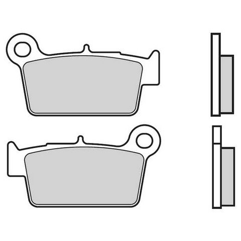 Brembo Bremsbeläge Sinter Off Road Rückseite