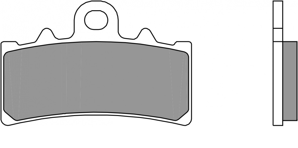 Brembo Bremsbeläge Sinter Racing Road Vorseite