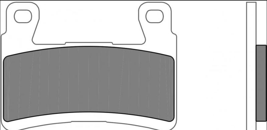 Brembo Bremsbeläge Sinter Vorseite