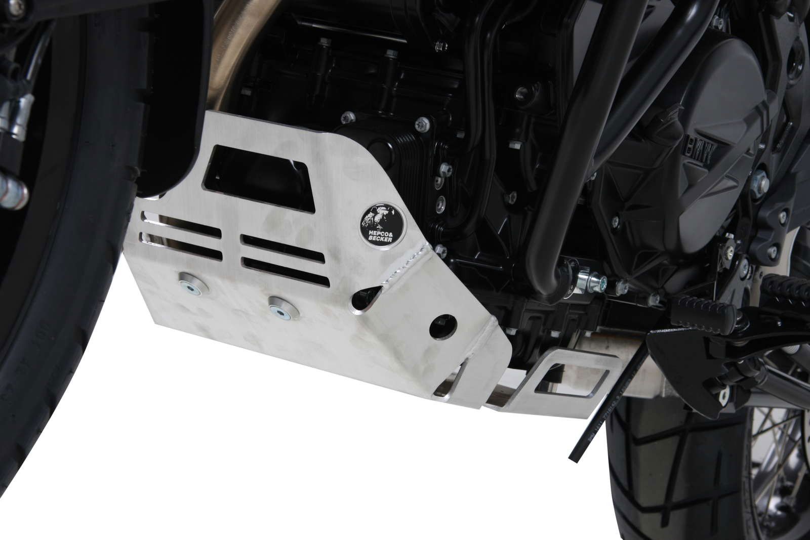 Hepco&Becker Aluminium Kurbelgehäuseschutz für BMW F650GS von 2008 bis 2011 und F700GS von 2012 bis 2018
