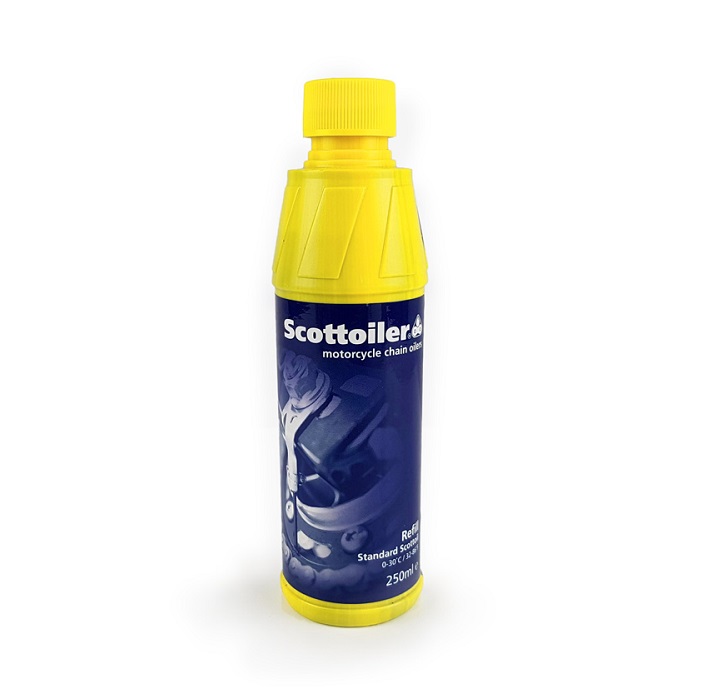 Scottoiler Motorrad Kettenöl Blau 250 ml zum nachfüllen