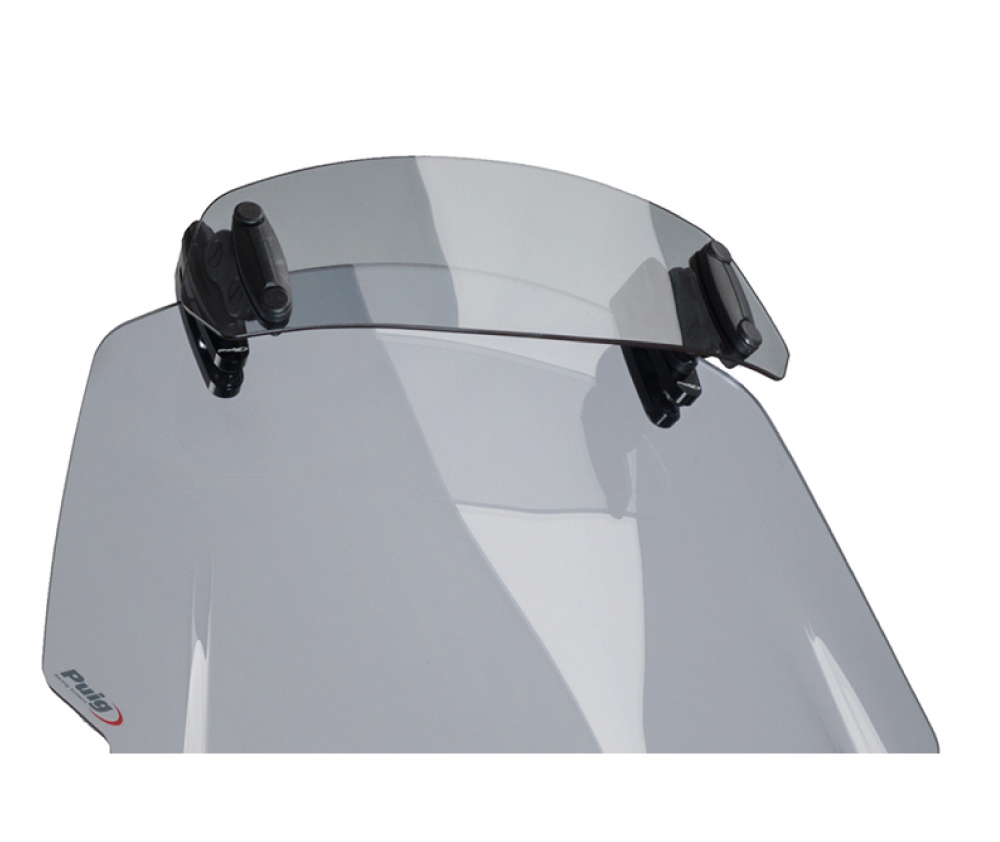 Puig Verstellbares Windshild-Spoiler Clip-On hell getönt 277 x 100 mm