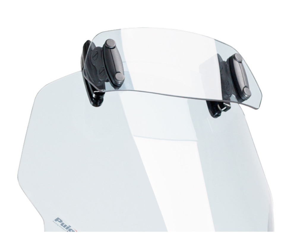Puig Verstellbares Windshild-Spoiler Clip-On Klar 230 x 90 MM