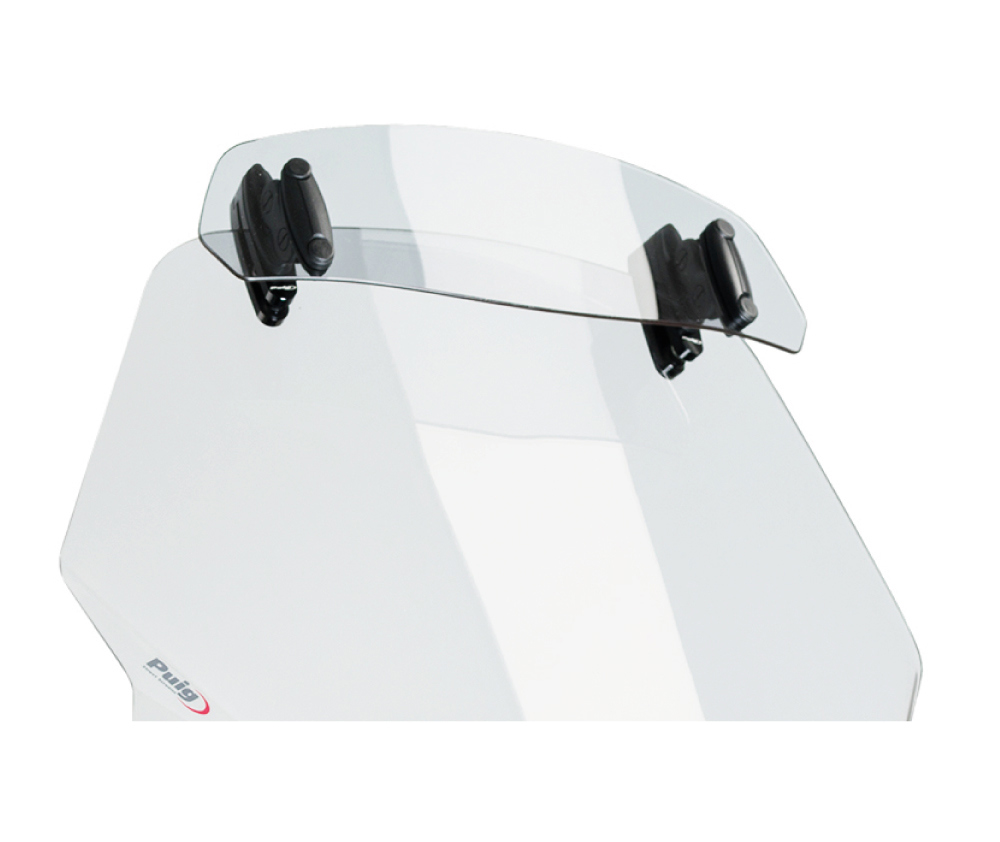 Puig Verstellbares Windshild-Spoiler Clip-On Klar 325 x 102 MM