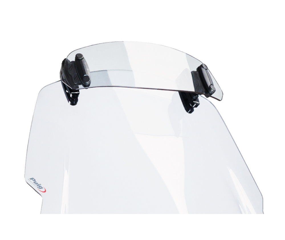 Puig Verstellbares Windshild-Spoiler Clip-On Klar 277 x 100 MM