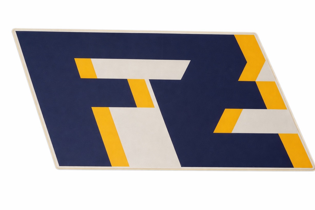 Yamaha Embleem FZ750 blauw links 1tv-28328-00