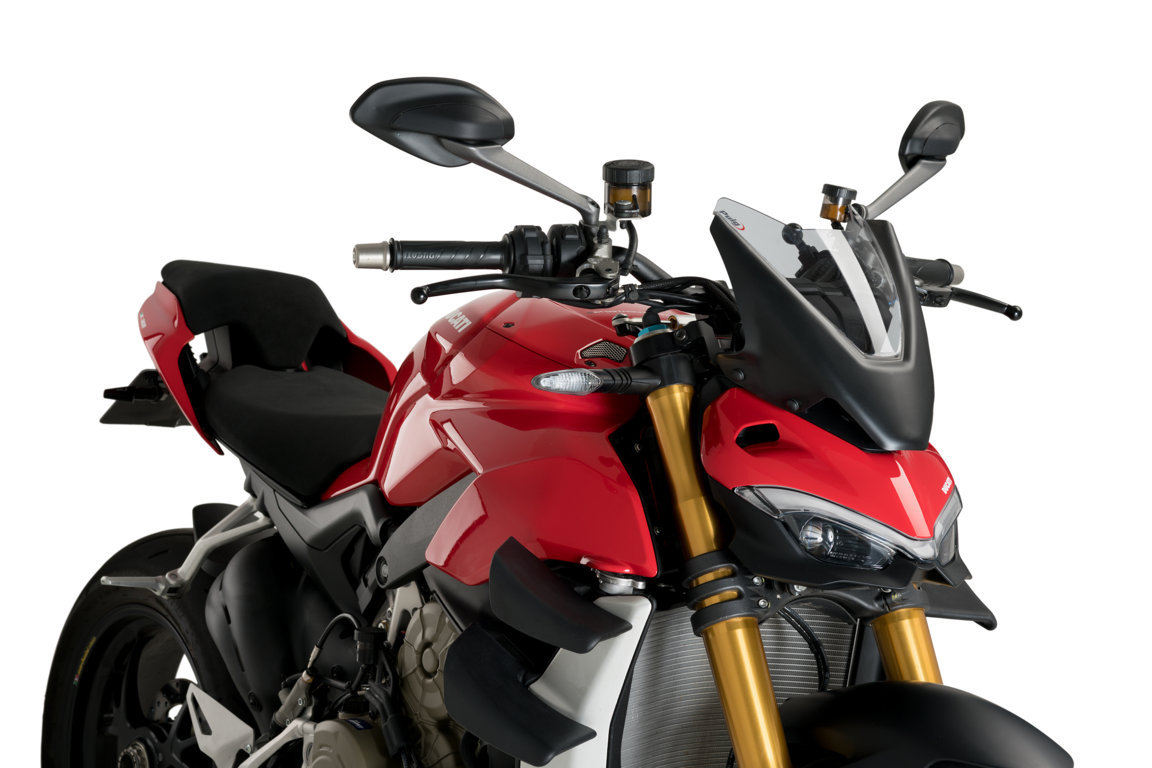 Puig New Generation Sport Windschutzscheibe Ducati Streetfighter V2 / V4 / V4S