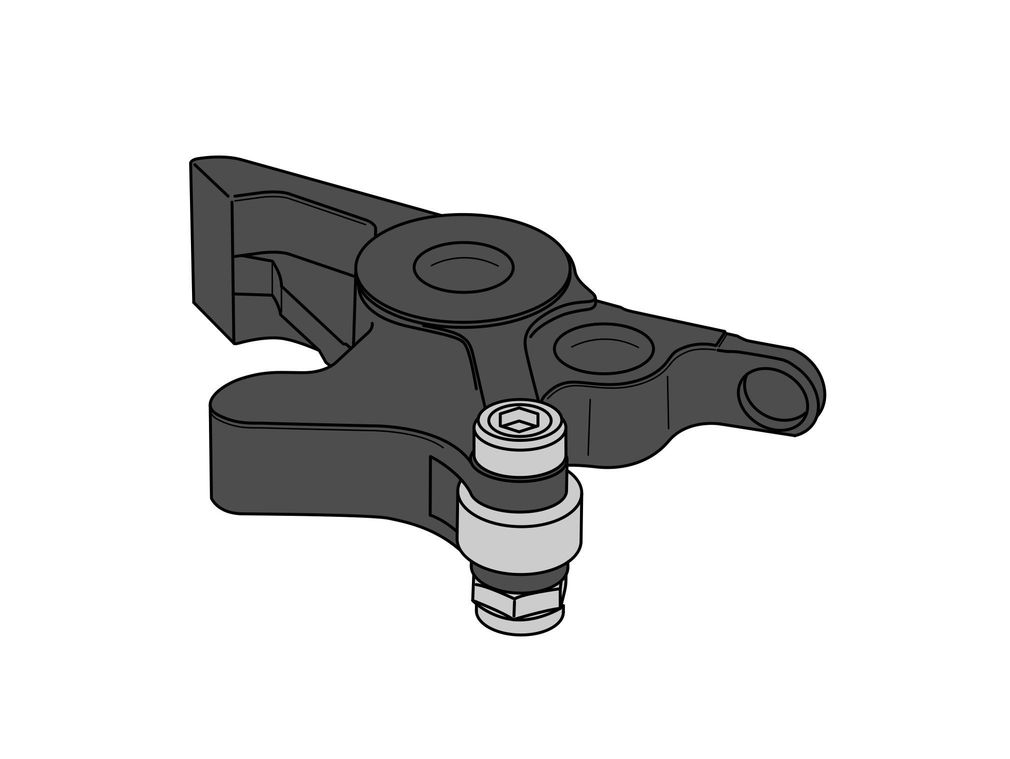 Puig Bremshebeladapter Yamaha X-Max 125 / 300 / Techmax ab 2023