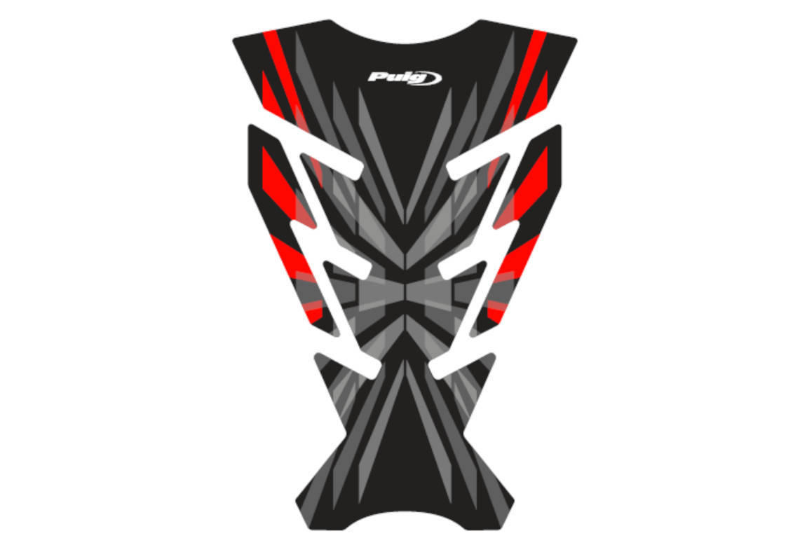 Puig Motorrad Tankpad Challenge Rot
