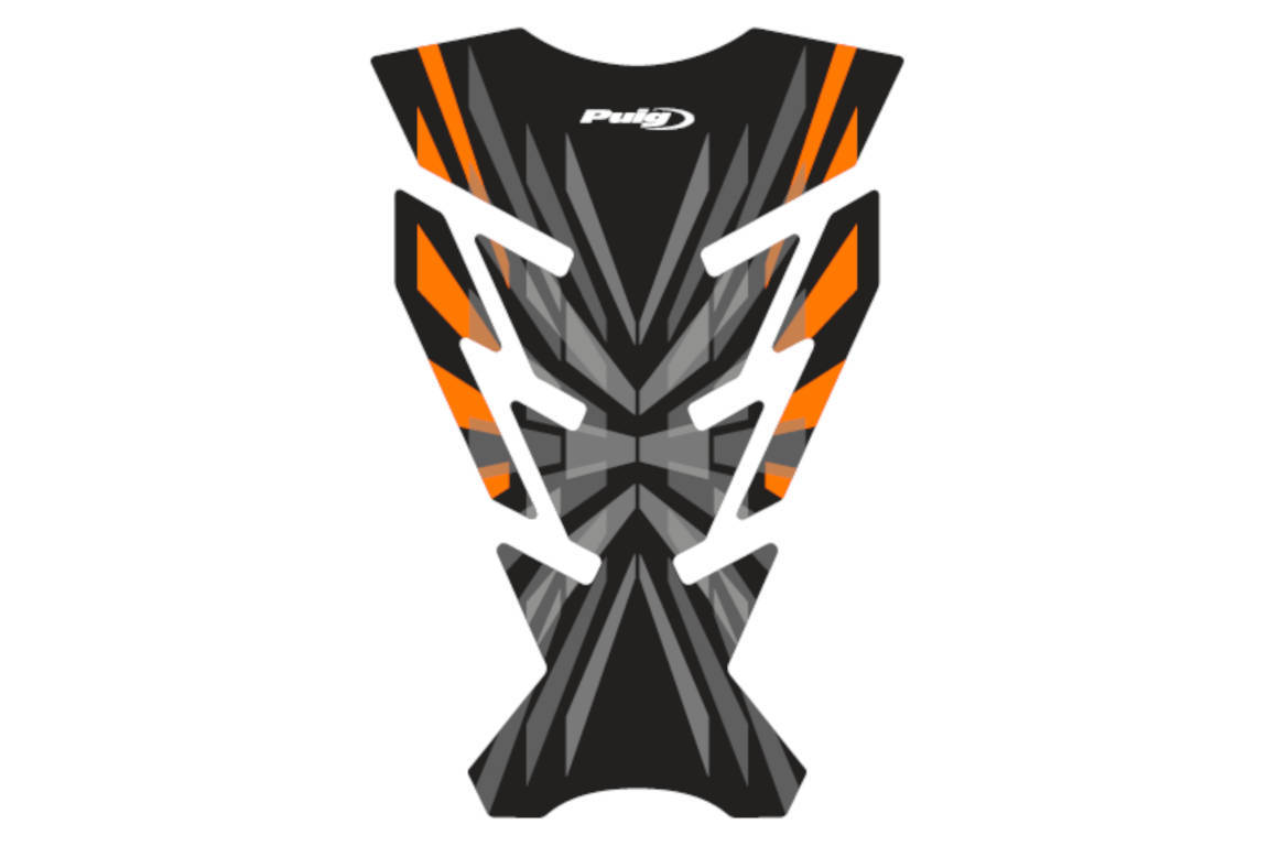 Puig Motorrad Tankpad Challenge Orange