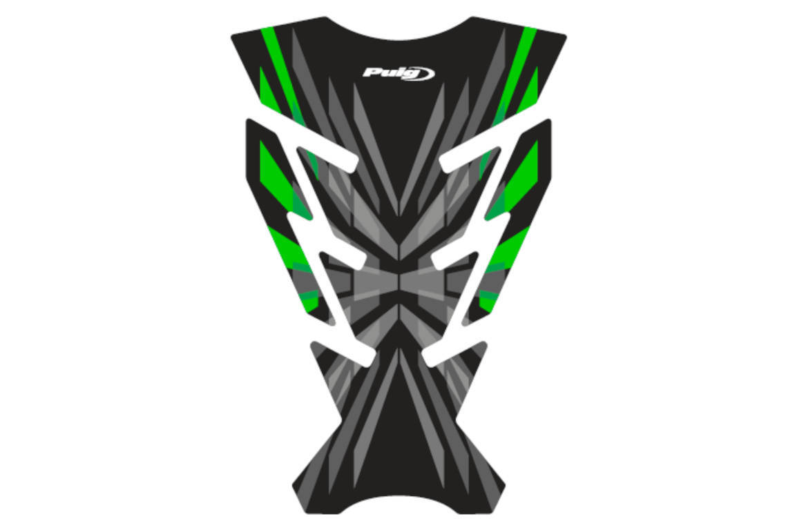 Puig Motorrad Tankpad Challenge Grün