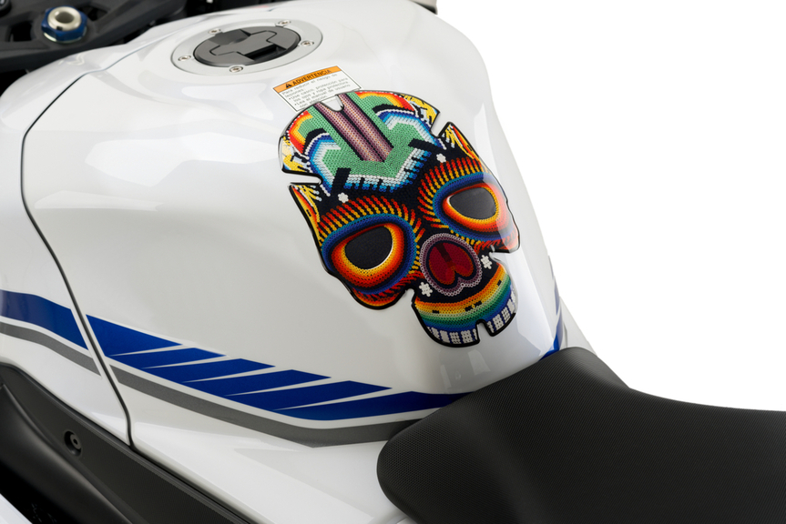 Puig Motorrad Tankpad Skull I Rot