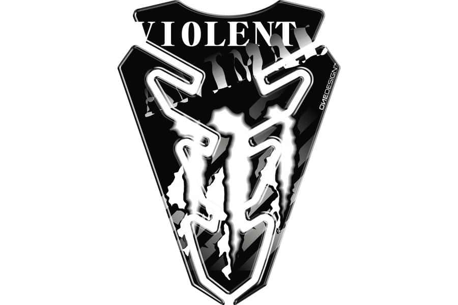Puig Motorrad Tankpad Violent Schwarz