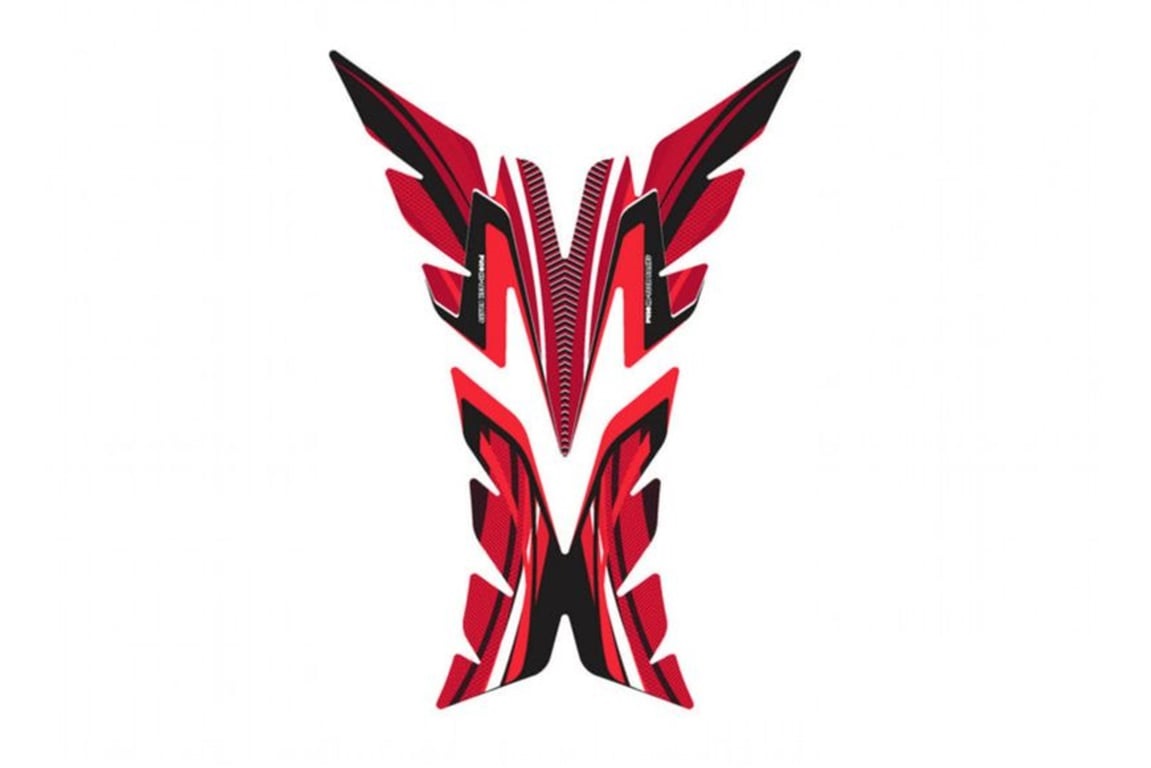 Puig Motorrad Tankpad Radikal Rot