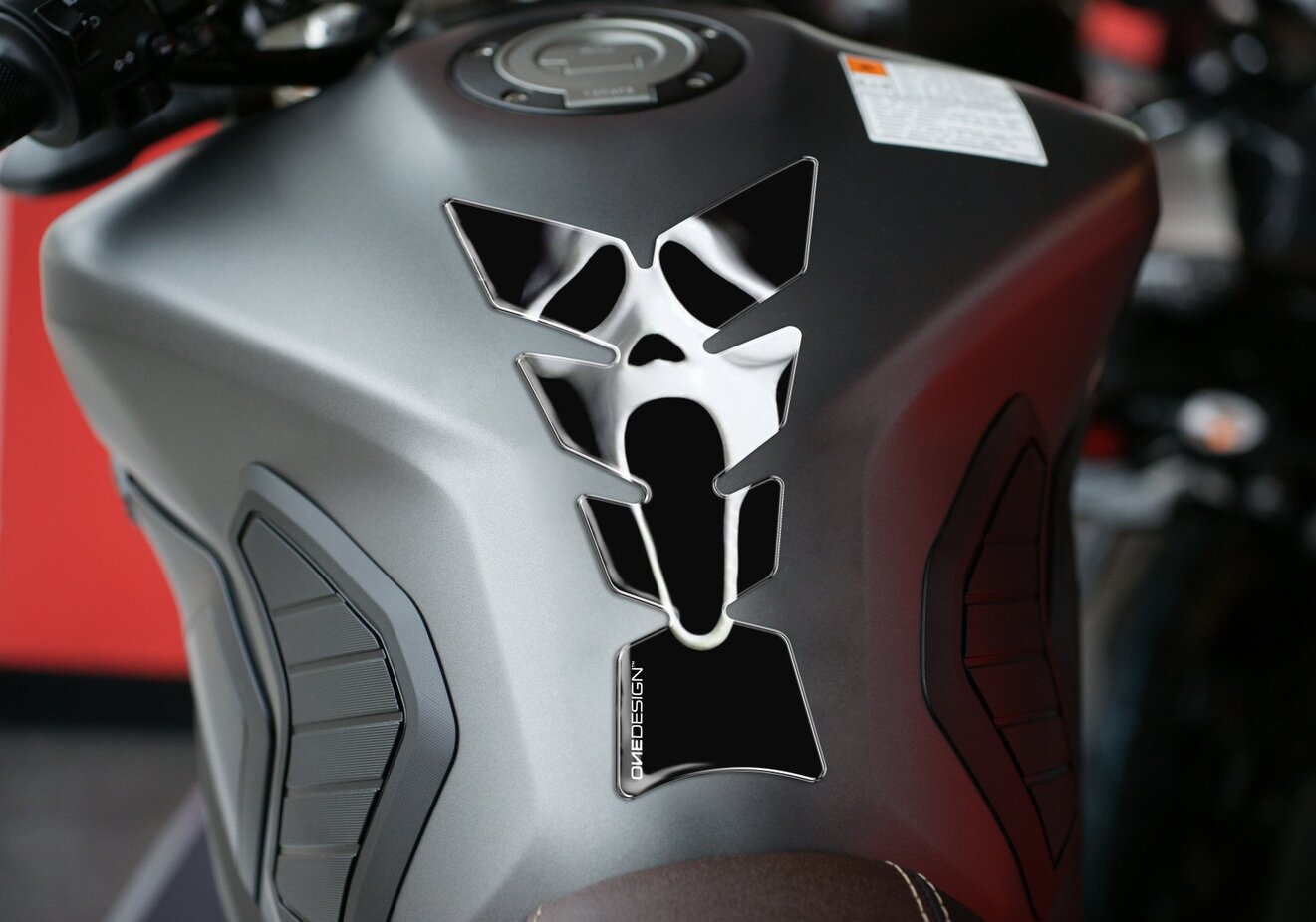 Puig Motorrad Tankpad Scream Schwarz