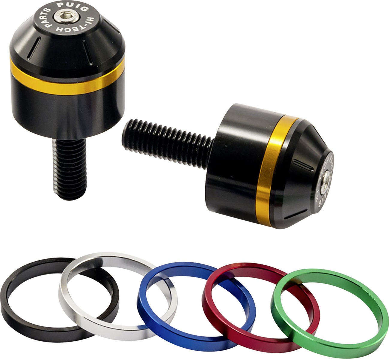 Puig Balance Lenkergewichte inklusive Ringe für Puig-Lenker mit M16/150-Gewinde