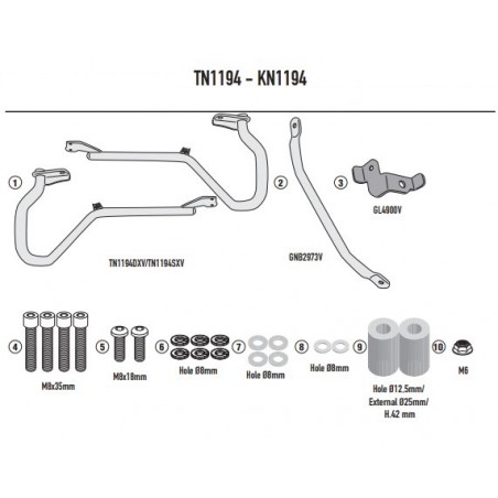 Givi TN1194 Sturzbügel Honda CMX 1100 Rebel Ab 2021