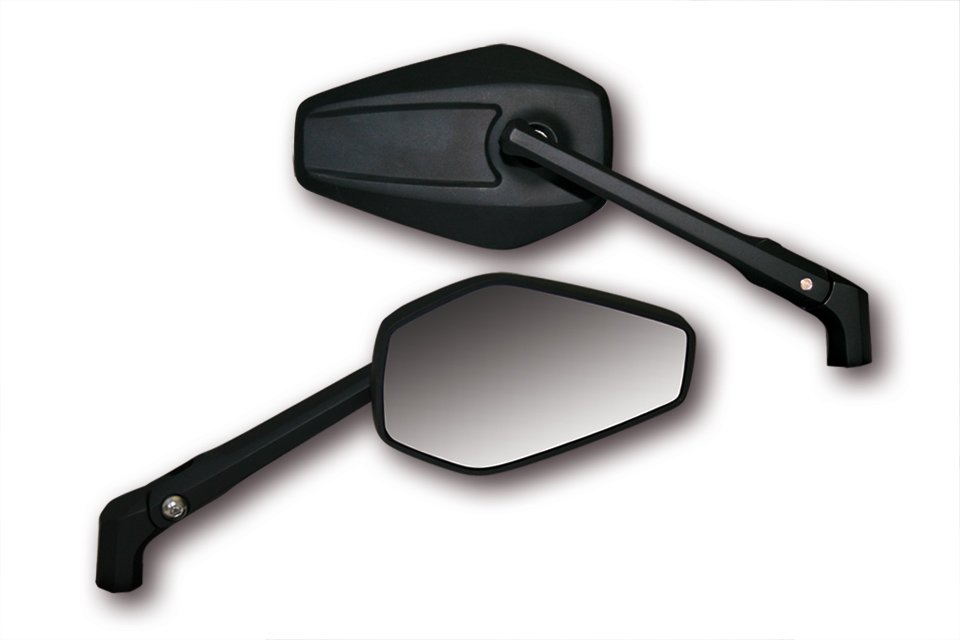 Highsider Spiegel Booster 2 Schwarz Set