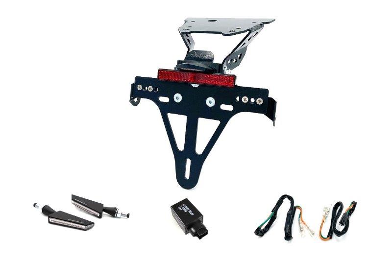 Kennzeichenhalter mit Blinklicht Set Honda NC700/750S