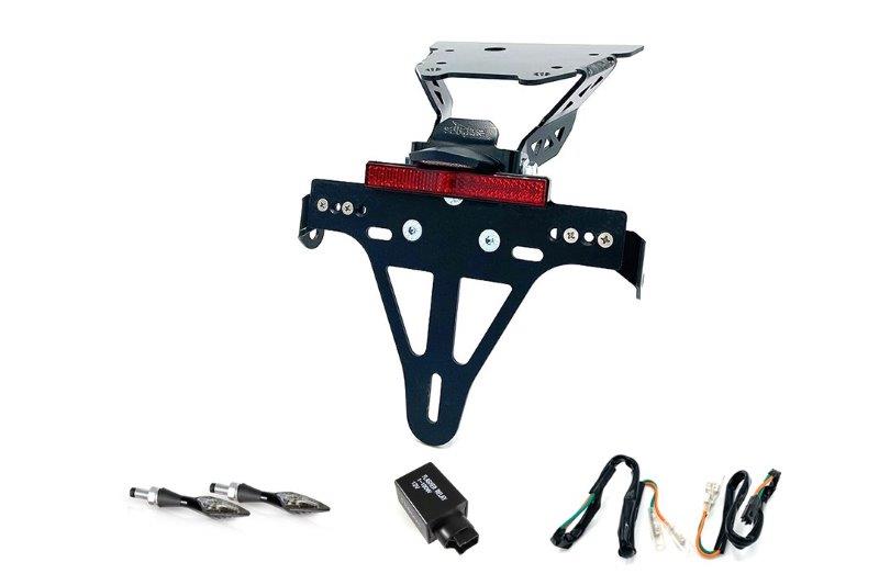 Kennzeichenhalter mit Blinklicht Set Honda NC700/750S