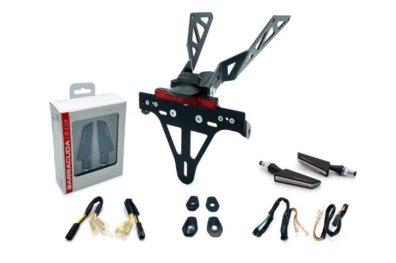 Kennzeichenhalter mit Blinklicht Set Honda CB/CBR650R/RA