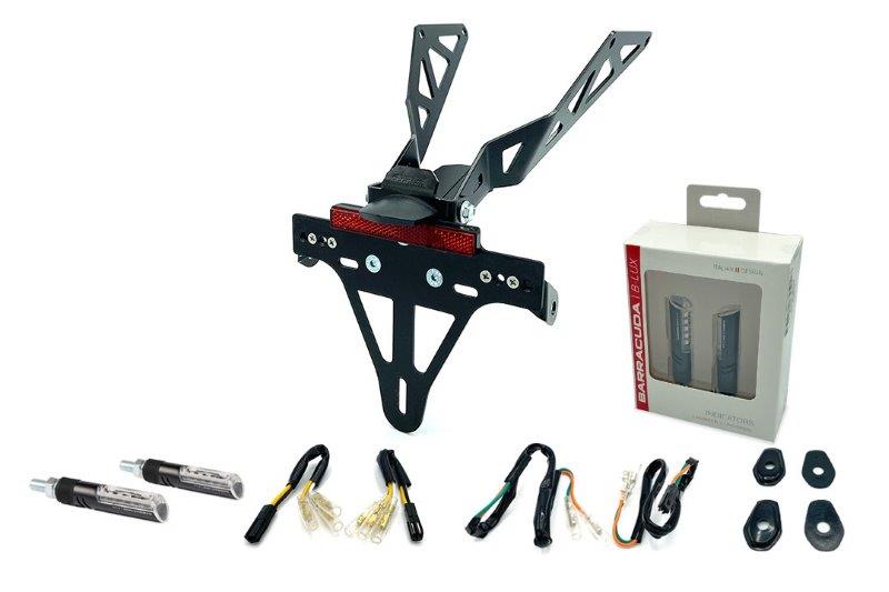Kennzeichenhalter mit Blinklicht Set Honda CB/CBR650R/RA