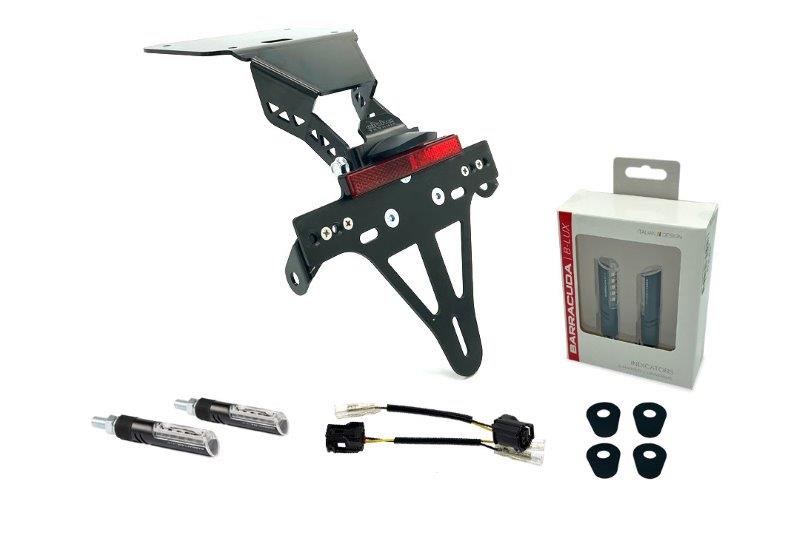 Kennzeichenhalter mit Blinklicht Set Yamaha YZF-R3 / MT03 20-