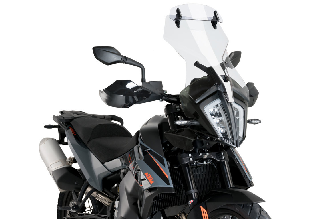 Puig Touring Windschutzscheibe klar mit absichtlichem Fenster KTM 790 / 890 Adventure / R / Rally 2019-2022