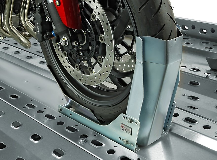 Acebikes SteadyStand® Feste Motorrad-Eintreibradklemme zur festen Montage