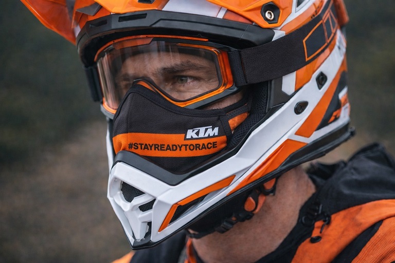 KTM FACE MASK Staubschutz / Mundschutz – Stay Ready to Race