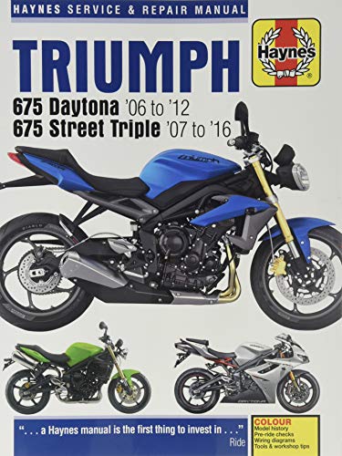 Werkstatthandbuch Haynes Triumph 675 Daytona, Street Triple 2006 bis 2016