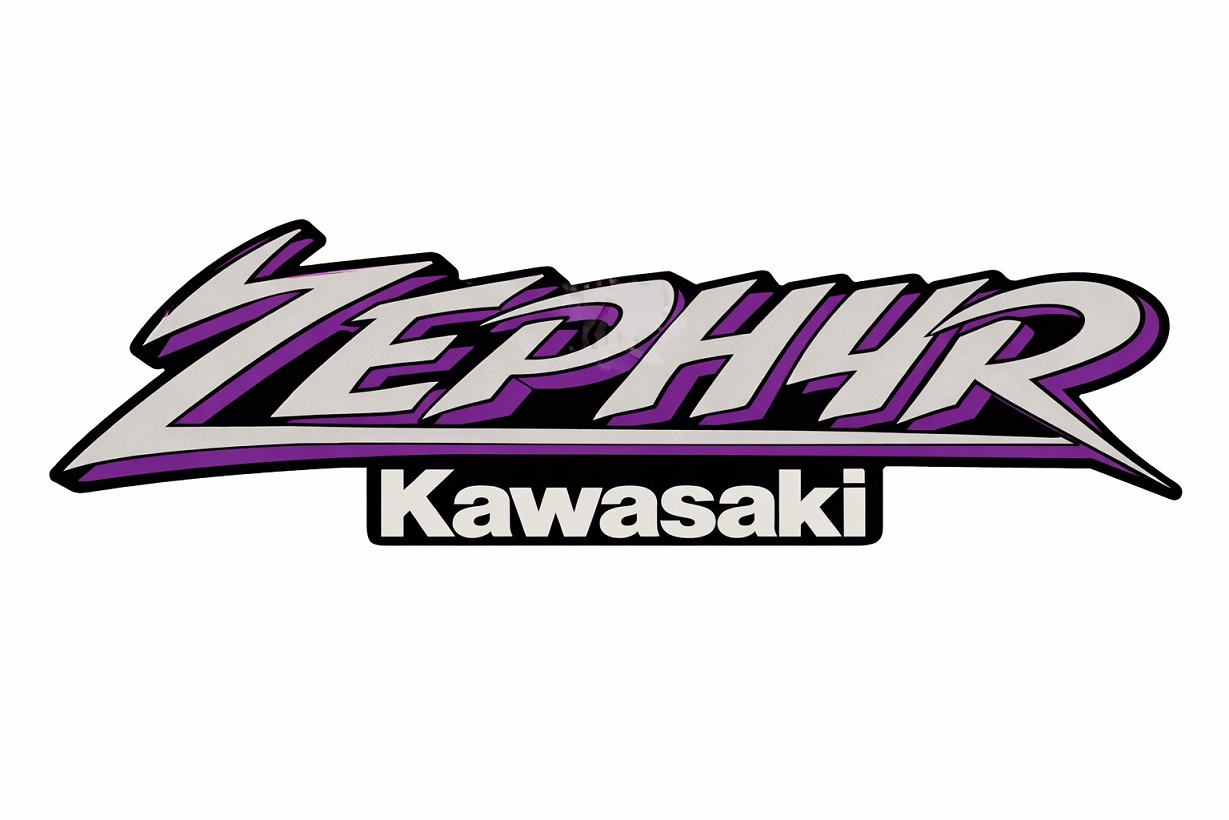 Kawasaki Emblem ZR750 Zephyr Tank Lila Grau 56050-1527