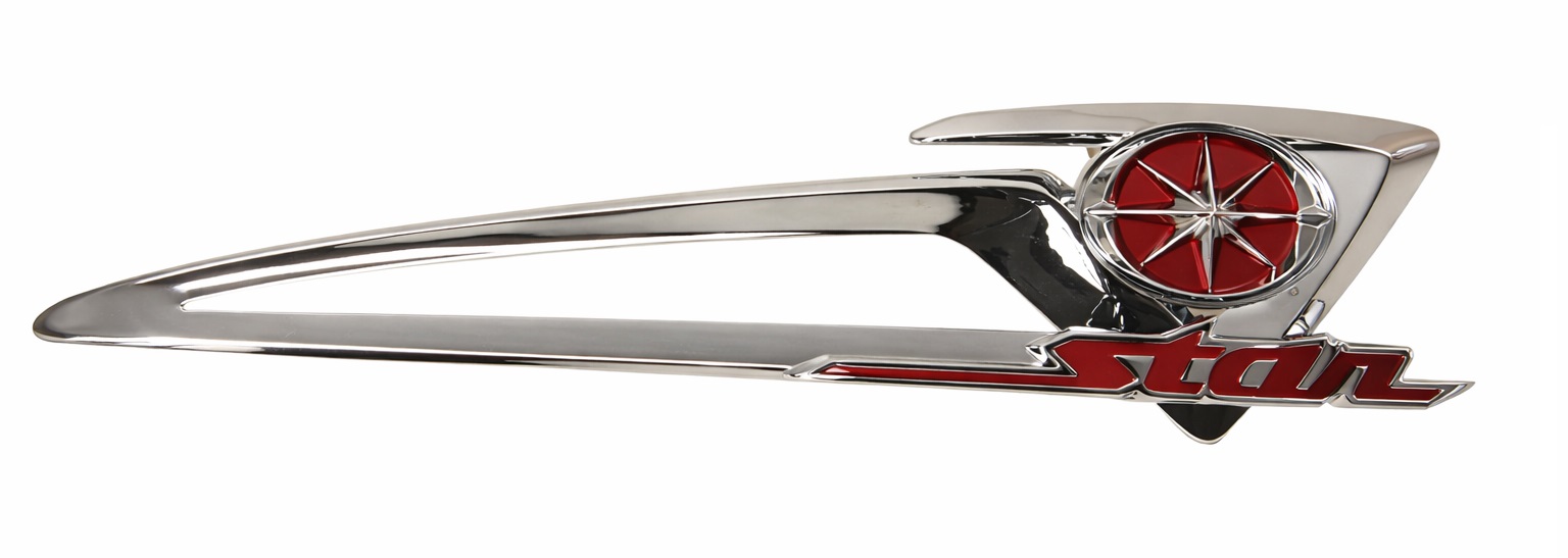Yamaha Embleem tank V-Star onderdeelnummer 5PB-2417B-10