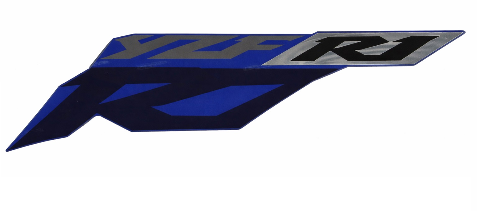 Yamaha Embleem YZF-R1 2002 kuip blauw R1 links 5PW-28391-10