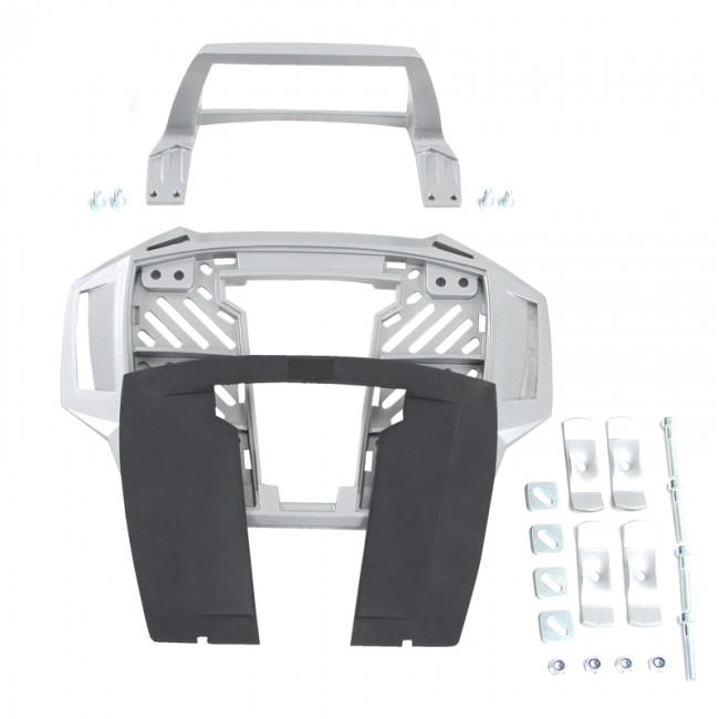 Hepco&Becker Topcaseadapter Alurack silber universal