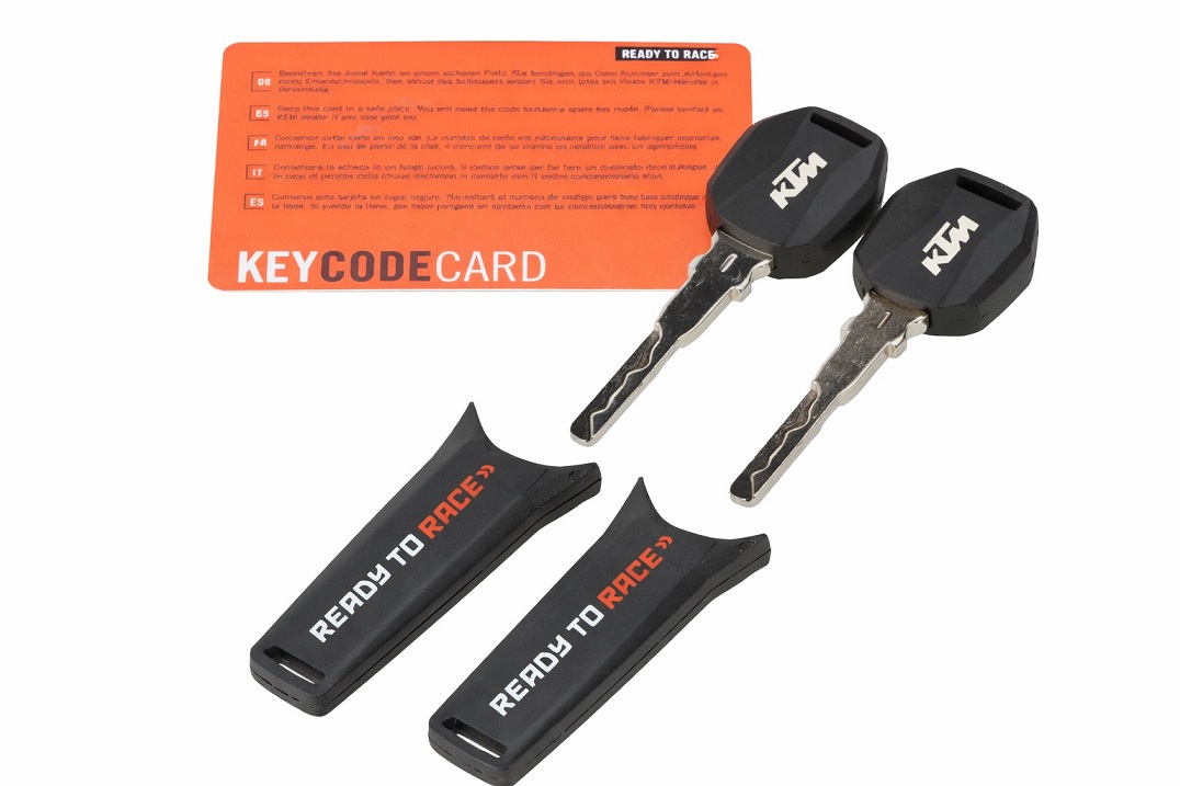KTM Schlüsselsatz für Koffer, Teilenummer 61912926000