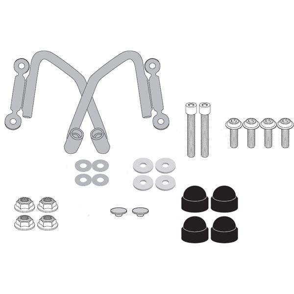 Givi Montagesatz A4128A für Montage 1176A Windschutzscheibe Kawasaki Z 900 ab 2020