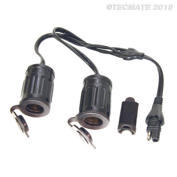 Tecmate Optimate O-26 Y-Splitter SAE Eingang zu 2 AUTO Ausgängen