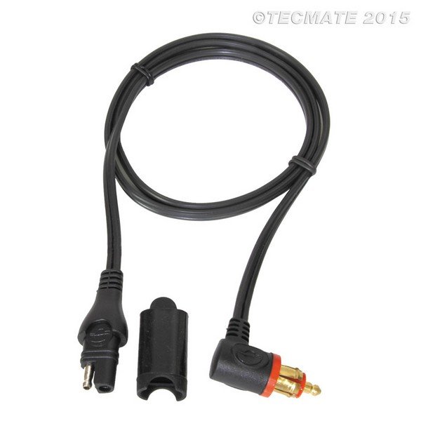 Tecmate Optimate O-29 Verlängerungskabel Adapter SAE zu MOTOR Kontakt 90 °