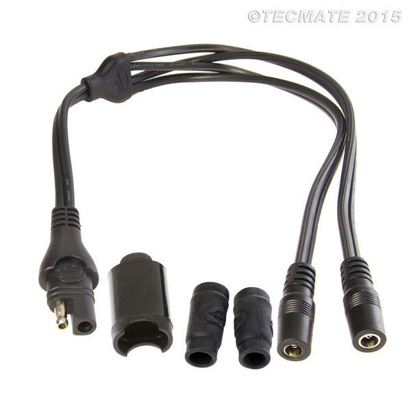 Tecmate Optimate O-35 Y-Splitter SAE an 2 DC-Ausgängen für beheizte Kleidung