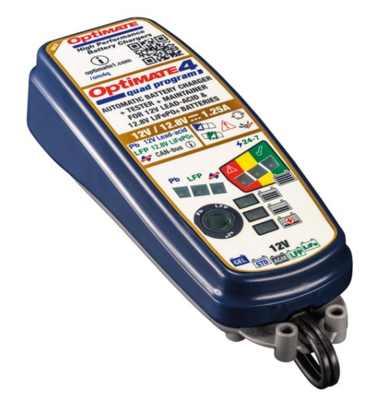 Optimate 4 Quad-Programm-Batterieladegerät/Erhaltungsladegerät TM630
