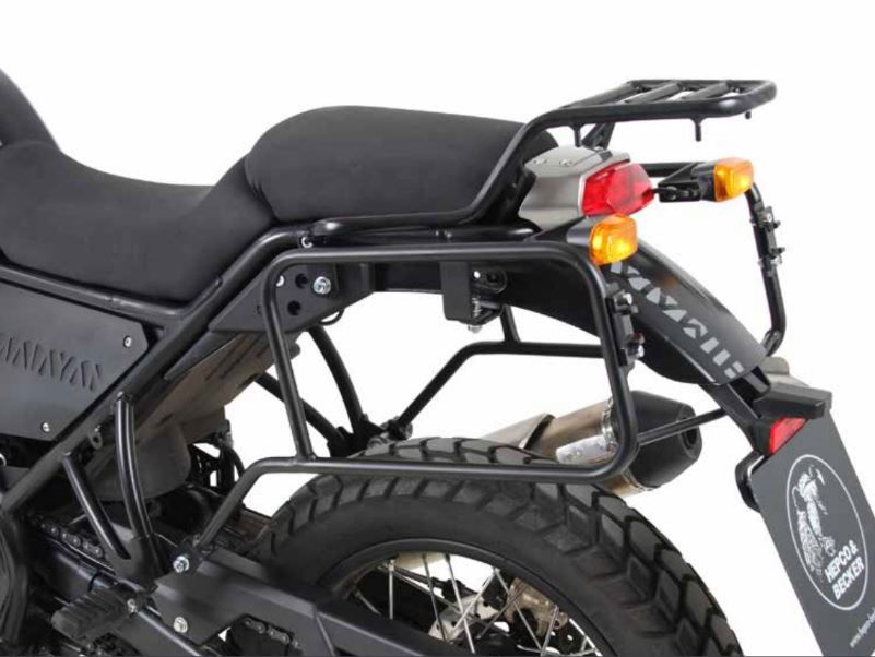 Hepco & Becker Fest montierter schwarzer Gepäckträger Royal Enfield Himalayan von 2018 bis 2023