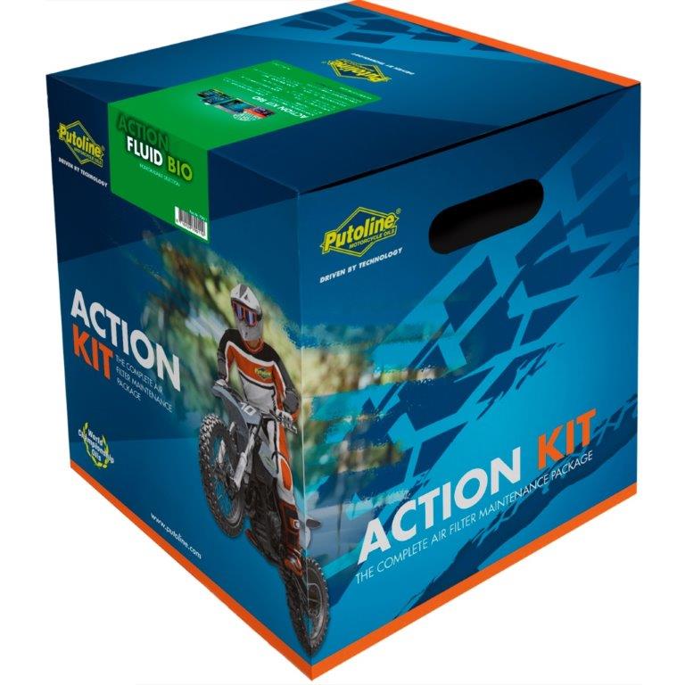 Putoline Action Kit Motorrad Biodegradable Wartung- Pflegekit