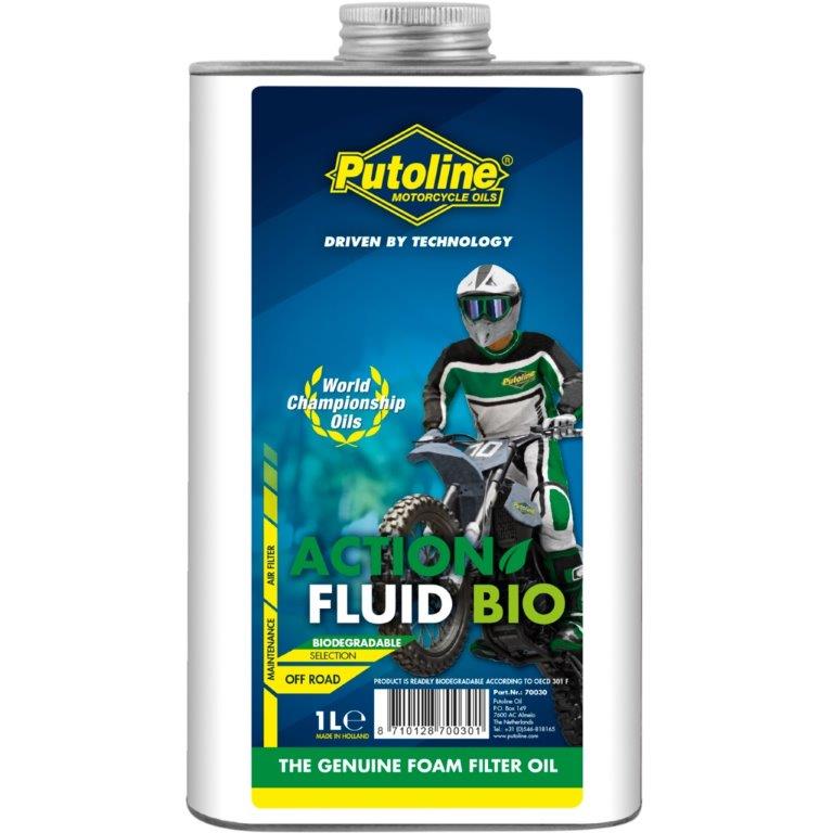 Putoline 1 liter Action Fluid Bio Motorrad Luftfilteröl