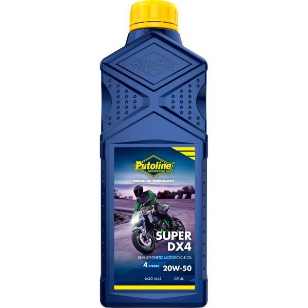 Putoline 1 liter Super DX4 20W-50 halbsynthetisches 4-takt Motorradöl