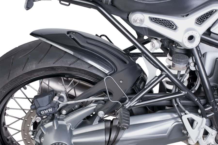 Puig Heckfender S Carbon Look mit Alu-Unterstützung BMW R NineT / Pure / Racer
