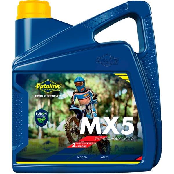Putoline 4 liter 2-Takt-Motoröl MX 5